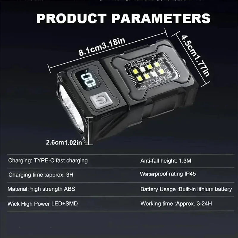 Mini USB LED Flashlight