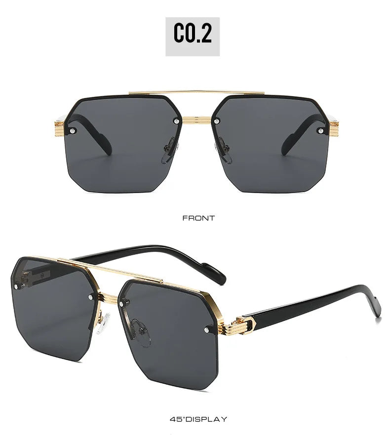 Men’s Trendy Metal Sunglasses