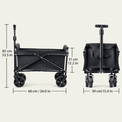 Durable & Folding Pull-Along Wagon