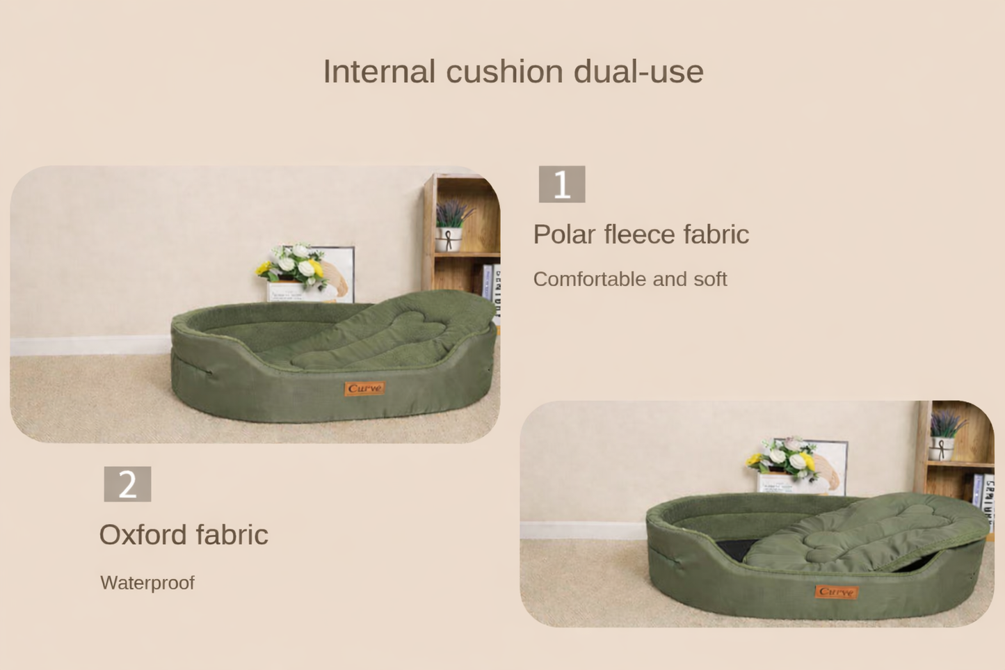 Soft & Cozy Pet Sofa Bed