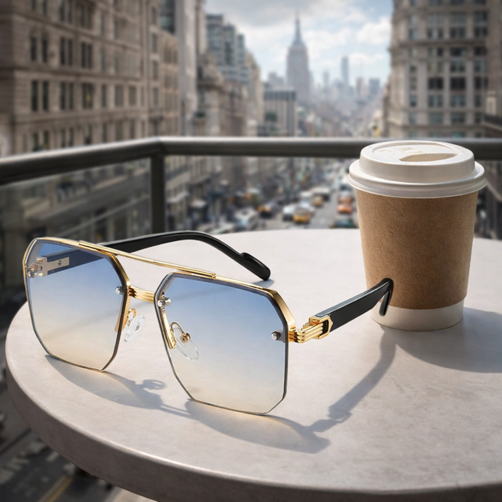 Men’s Trendy Metal Sunglasses