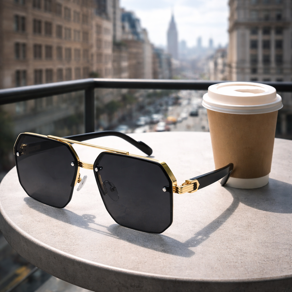 Men’s Trendy Metal Sunglasses