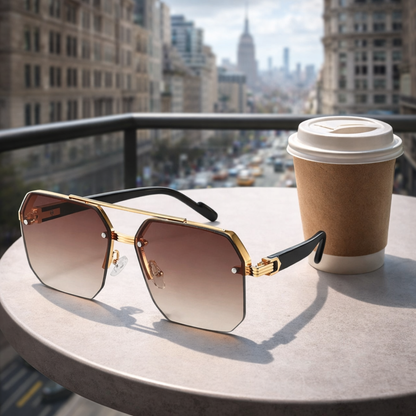Men’s Trendy Metal Sunglasses