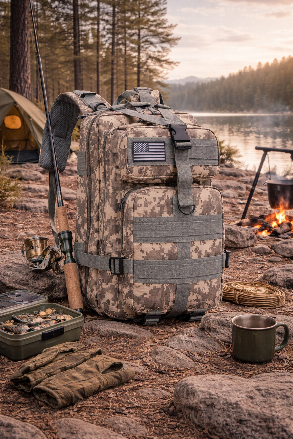 Multi-Purpose Hiking & Fishing Bag