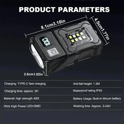 Mini USB LED Flashlight