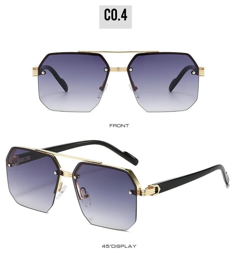 Men’s Trendy Metal Sunglasses