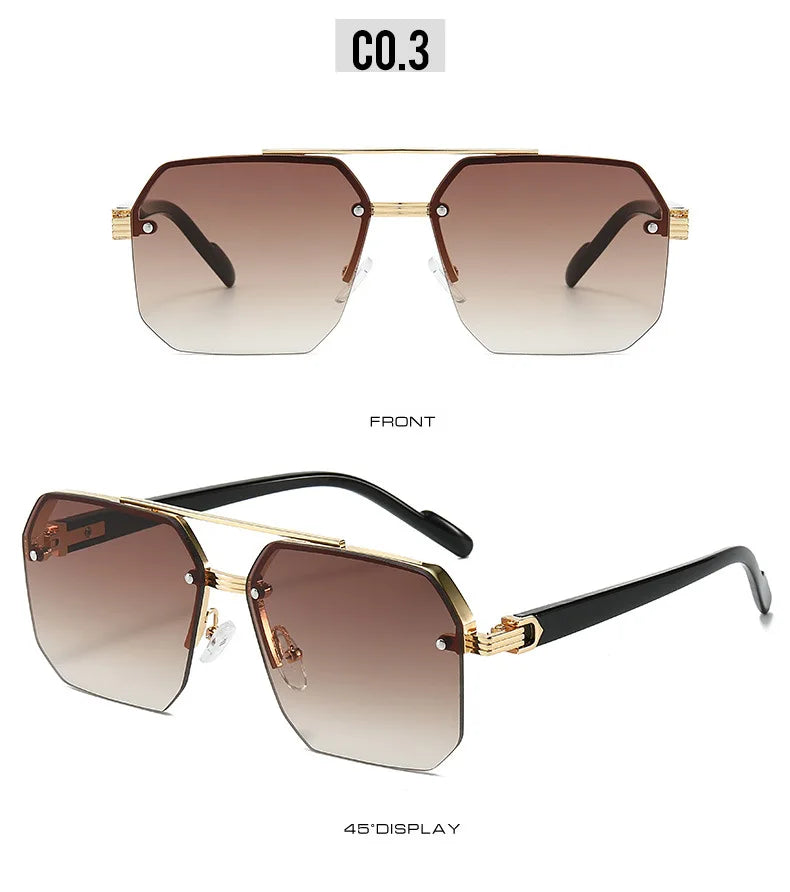 Men’s Trendy Metal Sunglasses
