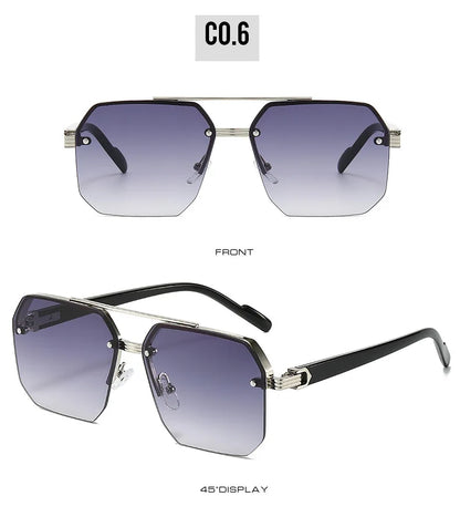Men’s Trendy Metal Sunglasses