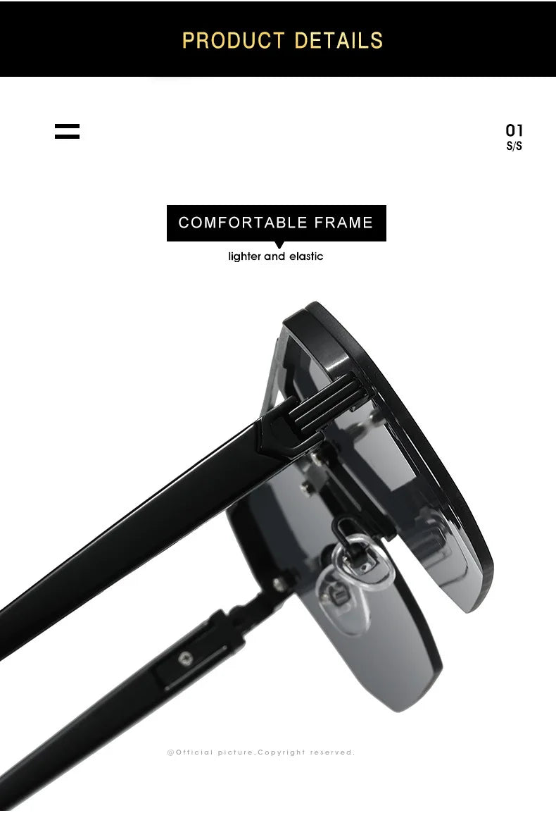 Men’s Trendy Metal Sunglasses