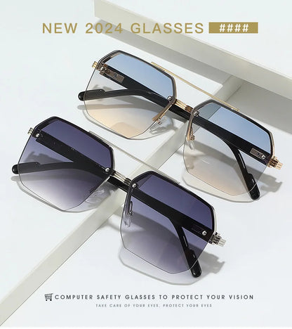 Men’s Trendy Metal Sunglasses