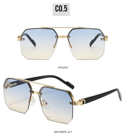 Men’s Trendy Metal Sunglasses