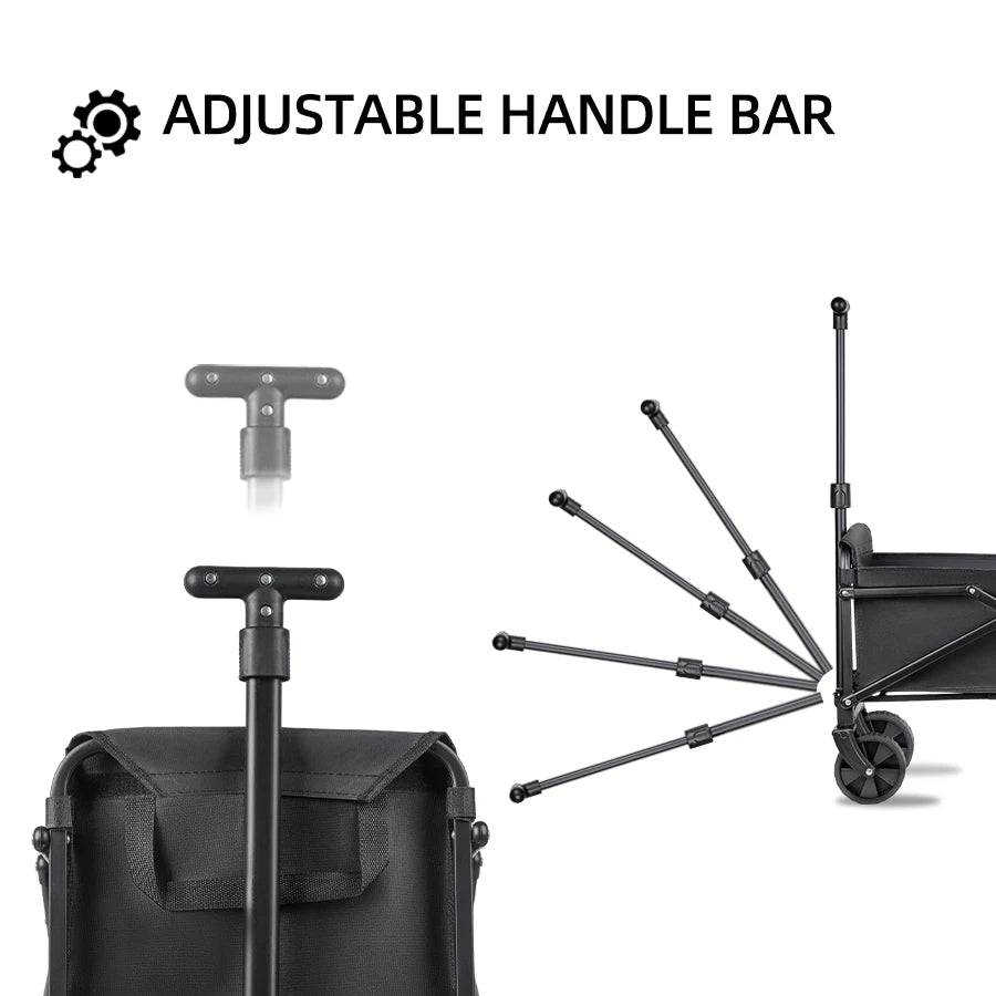 Durable & Folding Pull-Along Wagon