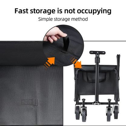 Durable & Folding Pull-Along Wagon