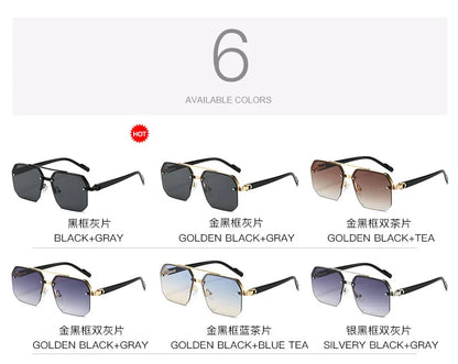 Men’s Trendy Metal Sunglasses