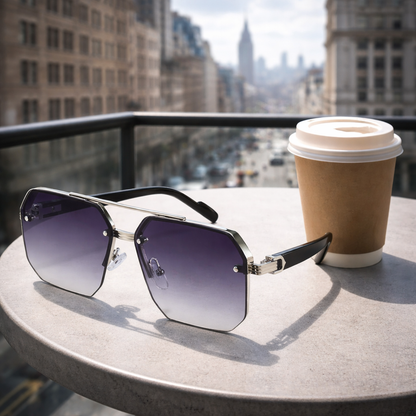 Men’s Trendy Metal Sunglasses