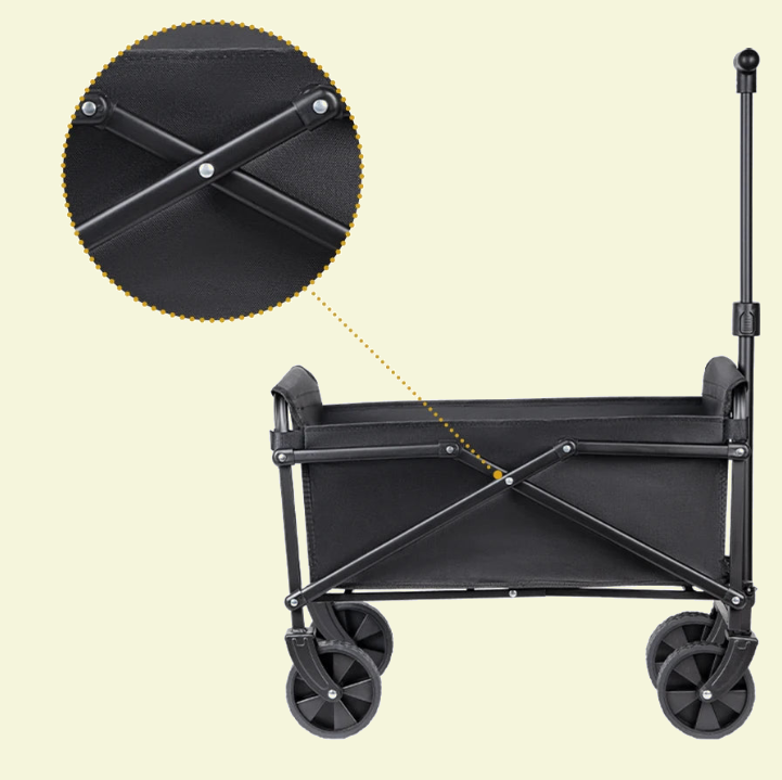 Durable & Folding Pull-Along Wagon
