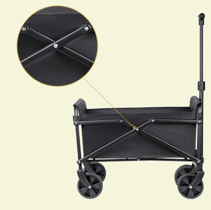 Durable & Folding Pull-Along Wagon
