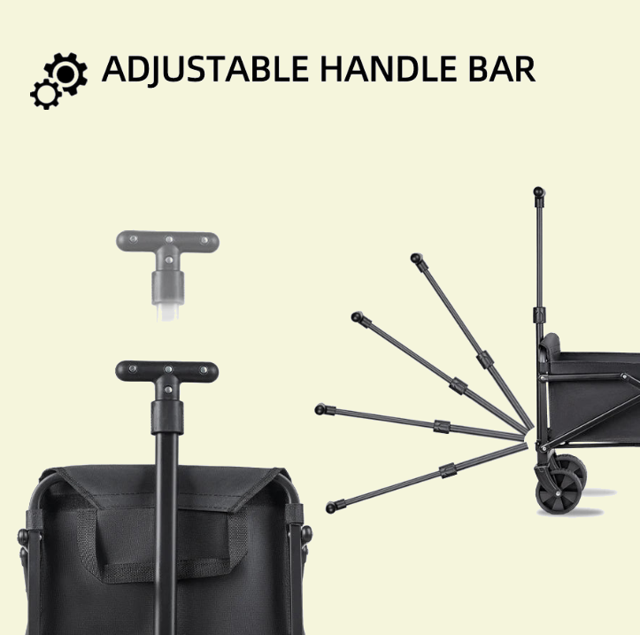 Durable & Folding Pull-Along Wagon